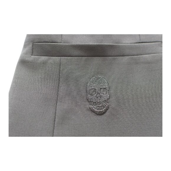 Philipp Plein Couture Black Tailored Blazer Crystal Embellished Skull Back sz L - Picture 8 of 12